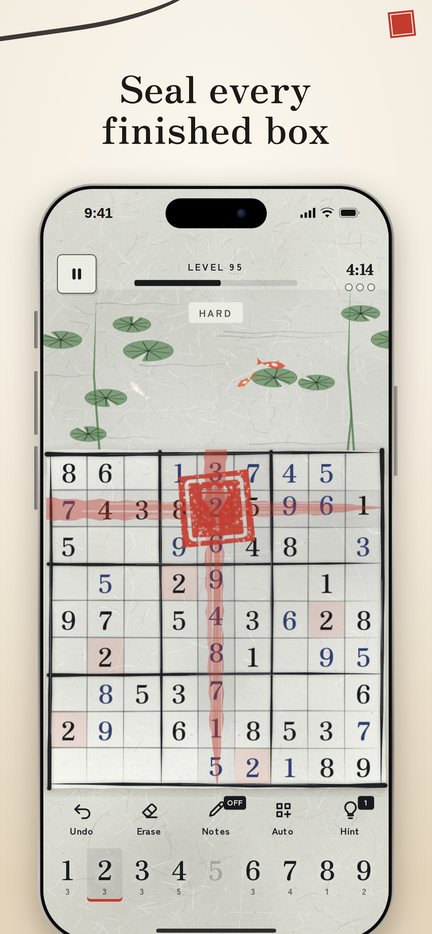 Screenshot 2 of Sudoku: Ink & Paper